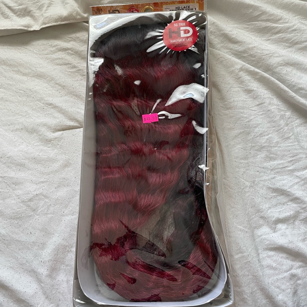 Burgundy/Red wig